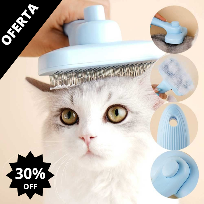 Cepillo Quita Pelos Antiestrés para mascotas® HOY 30%OFF🔥(No enviamos a canarias)